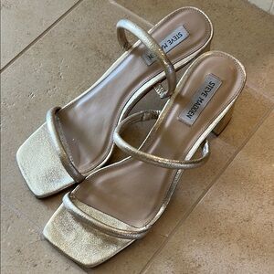 Steve Madden Gold Women's Lilah Heeled Sandal